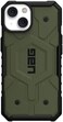 Urban Armor Gear Designed For iPhone 14 Case, 6.1" Pathfinder Built-In Magnet Compatible With Magsafe Charging Slim Lightweight Shockproof Dropproof Rugged Protective Cover, Green Olive