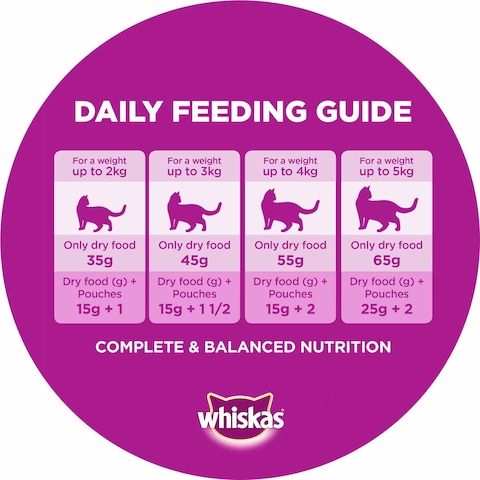 Whiskas Chicken Dry Cat Food Adult 1+ years 480g