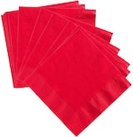 Buy Party Time 24-Pieces Red Table Tissue/Paper Napkins - Soft Dinner Napkin for Weddings, Parties, Restaurant, Events etc. in UAE