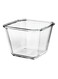 عام - حافظة طعام شفافة 1.2 لتر