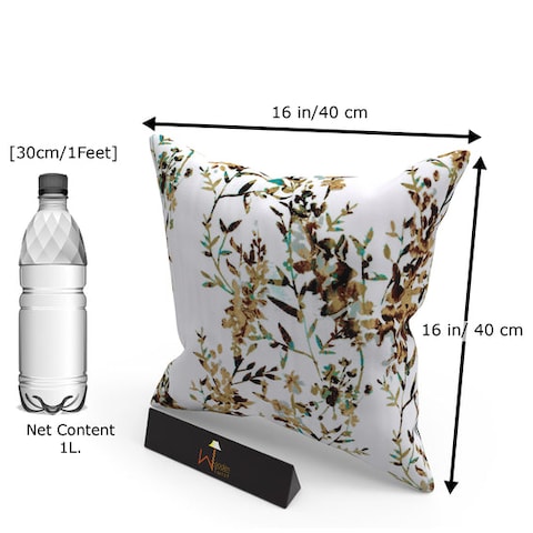 Gardenia Natural Jute & Cotton Fabric Cushion Cover