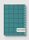 Lowha Spiral Notebook With 60 Sheets And Hard Paper Covers With Grid Line Seamless Design, For Jotting Notes And Reminders, For Work, University, School