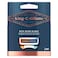 King C. Gillette Neck Shaving Razor Blades Silver 3 PCS