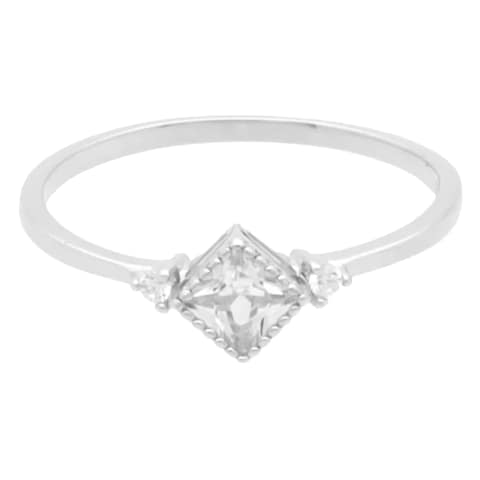 GLITTERS SILVER RING 2.80