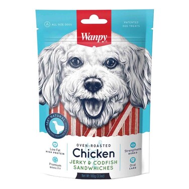 Wanpy Chicken Codfish Sandwich 100g