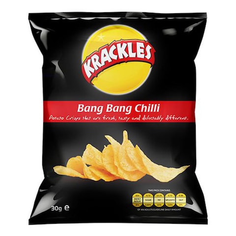 Krackles Bang Bang Chilli Potato Chips 30G