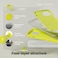 elago Liquid Silicone for iPhone 15 case cover Full Body Protection, Shockproof, Slim, Anti-Scratch Soft Microfiber Lining - Neon Yellow