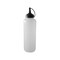 Gab Plastic Set of 3 Squeeze Bottles, 0.65 L, Black