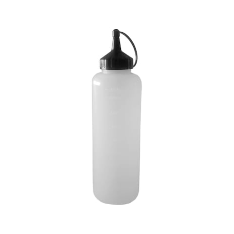 Gab Plastic Set of 3 Squeeze Bottles, 0.65 L, Black