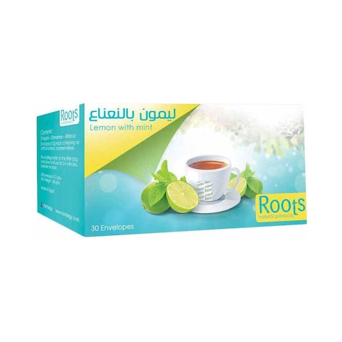 Buy Roots Lemon With Mint - 30 Envolopes in Egypt