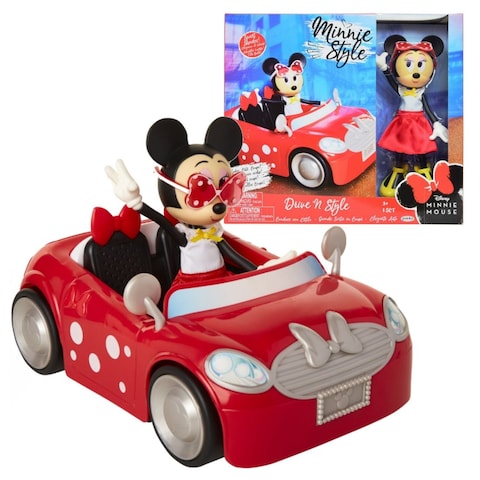 Jakks Pacific Minnie Mouse Drive Minnie Cooper with Doll