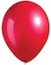Generic Party Fun Metallic Clear Red Balloon - 12"Inches - (Pack Of 40 Units)