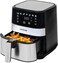 Nutricook Rapid Air Fryer, 3.6 Liters, 1500 Watts, Silver/Black