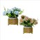 Aiwanto Flower vase Artificial Flowers With Vase  Decoration Home Decor Piece Tabletop Decoration(2Pcs)