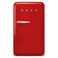 Smeg 50's Style Aesthetic Single Door Refrigerator FAB10HRRD5 135L Red