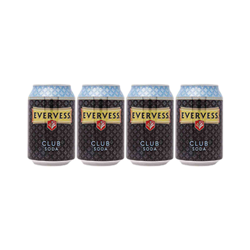 Evervess Club Soda 330ML X Pack Of 4