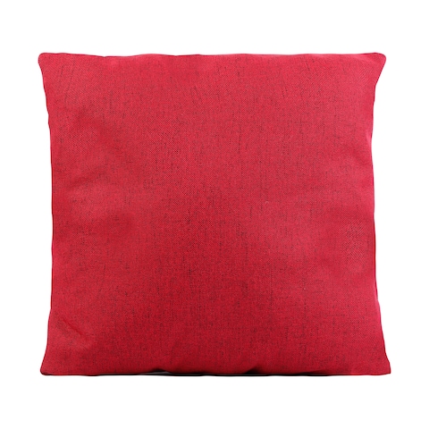 Parry Life Decorative Jacquard Cushion Pillow - Decorative Square Pillow Case - Ideal Pillow For Livingroom Sofa Couch Bedroom Car, 44Cmx44Cm - Square Cushion Pillow-Red