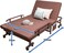 Bunk Bed Folding Bed, Portable Single Folding Bed, Rollaway Bed With Wheels, Office Adult Foldable Siesta Chair With Adjustable Backrest, Multifunctional Hospital Escort Bed (Coffee)