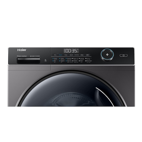 Haier Front Load Washing Machine 8 Kg with Inverter Motor - Dark Silver - HW80-B14959S8TU1