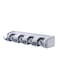 Generic Mop And Broom Holder White/Grey 33X7cm