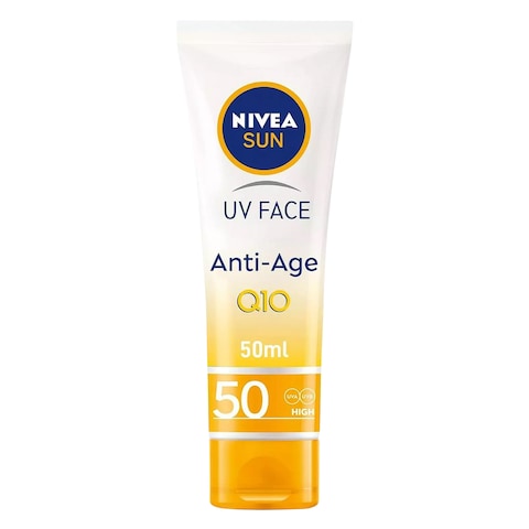 Nivea Sun UV Face Q10 Anti Age And Anti Pigment SPF 50 Face Sun Cream 50ml