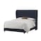 In House Roma Velvet Bed Frame - Queen - 200x140 cm - Dark Gray
