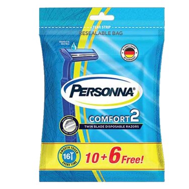 Persona Men Razor Comfort3 10+6 Free