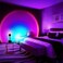 Sunset Projector Lamp Rainbow Atmosphere LED Night Light for Home Bedroom Coffee Shop Background Wall Decoration