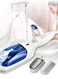 جهاز كي الملابس بالبخار محمول باليد بقدرة 800 وات 800 وات JD0127US أبيض/أزرق