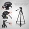 The Mohrim Camera Tripod For Dslr, Aluminium Tripod With 360 Degree Rotating Head For Smartphones And Camera