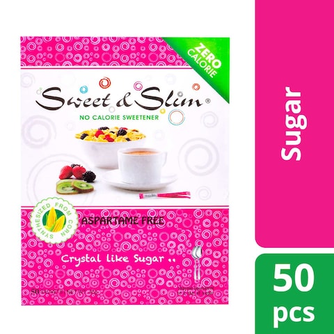 Sweet &amp; Slim Diet Sugar - 50 Sachets