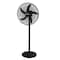 STARGOLD 18 Inch Rechargeable Oscillating Fan Table Fan Wall Fan Floor Fan Ceiling Fan With 4 SMD LED Light