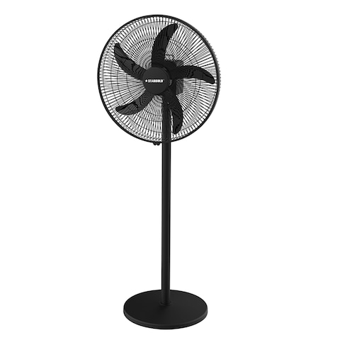 STARGOLD 18 Inch Rechargeable Oscillating Fan Table Fan Wall Fan Floor Fan Ceiling Fan With 4 SMD LED Light