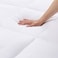 Sleep Night Hotel Comforter 4 Pieces Set Single Size 160x210cm 100% Cotton With Zipper Closure White