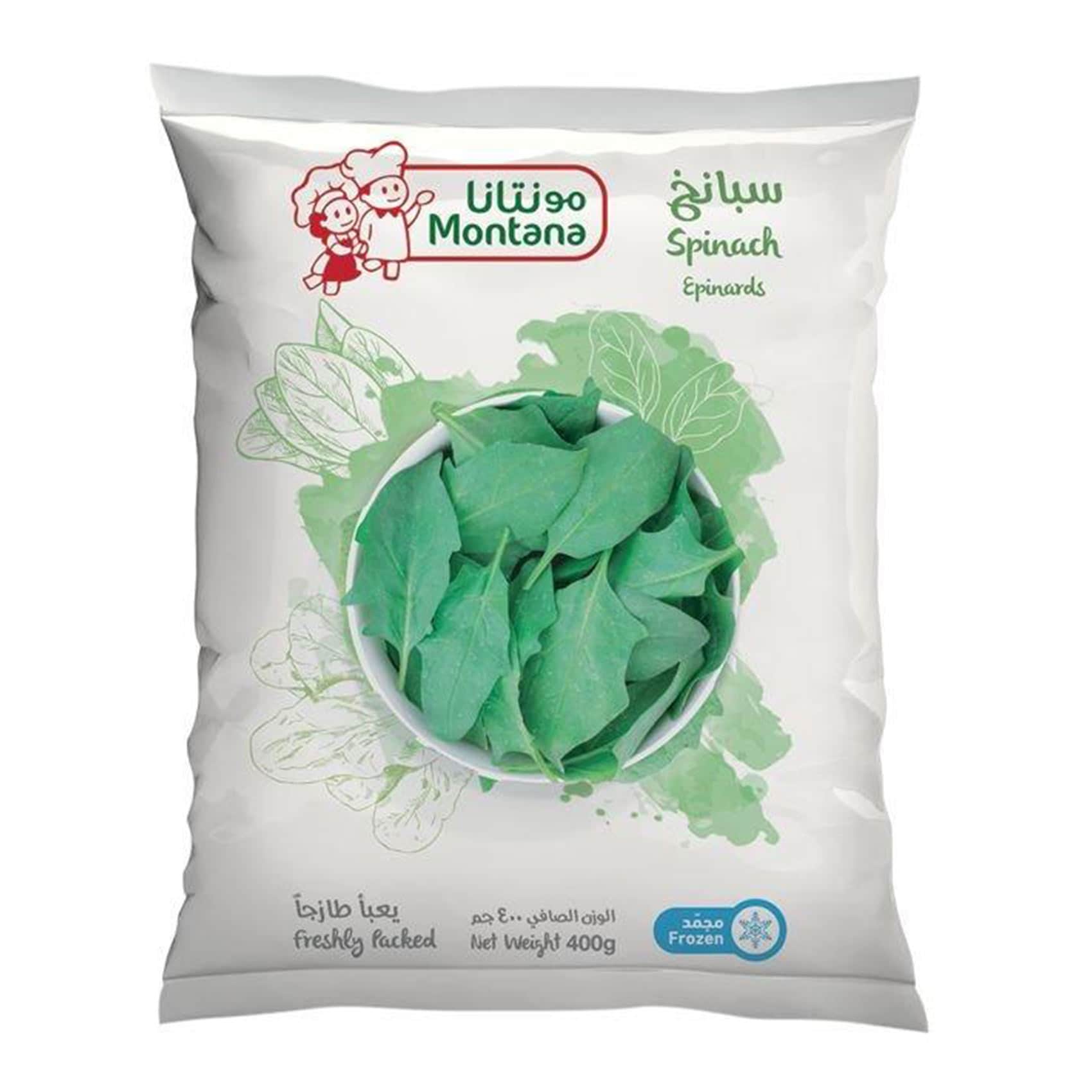 مونتانا سبانخ مجمد 400 جرام