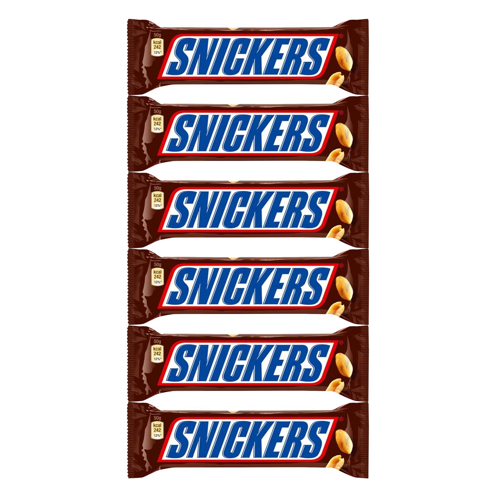 Buy Snickers Chocolate 50g Pack of 7 Online | Carrefour UAE