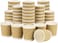 Lavish 4 Oz Disposable Brown Ripple Cups Picnic, Travel, And Events [200 Units]