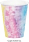 Creative Converting Tie Dye Party Hot/Cold Cups 8-Pieces- 255 g- Multicolor