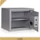 Digital Safe Box with Removable Shelf for A4 Documents Passports Cash Money Jewelry (30x38x30cm) White