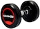 Sparnod Fitness SDR-2.5_Pair Round Rubber Coated Dumbbells With Metal Handle For Strength Training And Body Workout