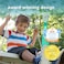 Radius Totz Plus Brush Kids Toothbrush Silky Soft Bpa Free Ada Accepted Designed For Delicate Teeth &amp; Gums For Children 3 Years &amp; Up, Blueyellow, Pack Of 1