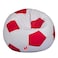 Comfy - Football Bean Bag White &amp; Red