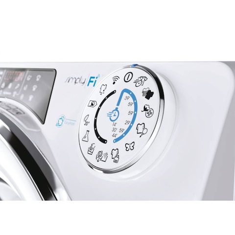 Candy RapidO Washing Machine 12.5kg - RO141256DWMC8-19 - 1400rpm - White - WiFi+BT - Steam Function