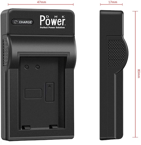 DMK Power LP-E6 Single Slot USB Battery Charger for Canon EOS 6D 60D 70D 7D Mark II
