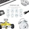 DMK Power 4 Pcs Rechargeable AAA Batteries ,1100mAh High Capacity Batteries 1.3V NiMH Low Self Discharge for House hold devices, toys, remote, etc...