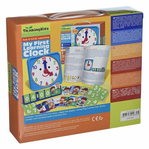 4M Thingking Kits My First Learning Clock Toy