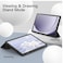 Case For Samsung Galaxy Tab A9+ / A9 Plus 11-Inch 2023, Soft TPU Tri-Fold Stand Protective Tablet Cover Auto Wake/Sleep Blue