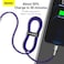 Baseus USB-C to Lightning Fast Charging Data Transfer Cable Type-C PD 20W Cafule Series Fast Power Delivery 1m Purple
