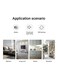 3 Tier Multi-Functional Moveable Wheels Rolling Metal Utility Cart Storage Organizer Shelves Basket White 44*17.5*34cm