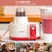 Geepas 4 In 1 Food Processor, 600W, White/Red/Clear (GSB9890)